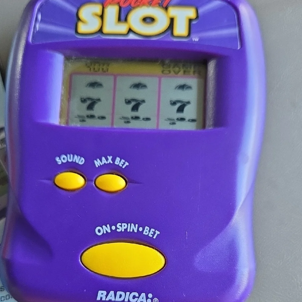 Radica Pocket Slot Handheld Console - Purple